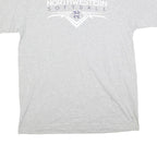 NIKE Mens Grey Northwestern Softball Graphic T-Shirt L Short Sleeve Crew Neck