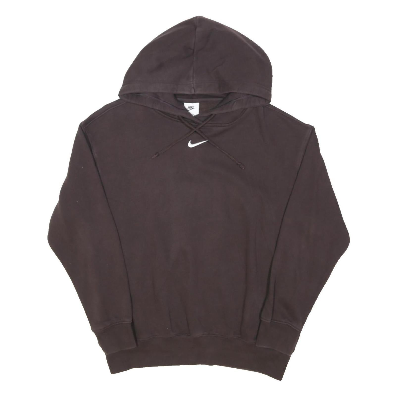 NIKE Womens Black Hoodie XS Cotton Blend Pullover Casual Sportswear