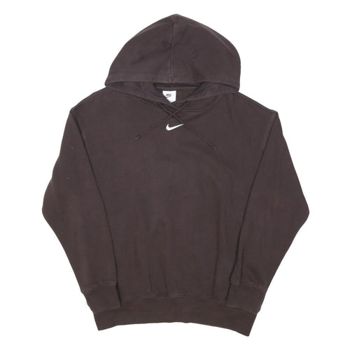 NIKE Womens Black Hoodie XS Cotton Blend Pullover Casual Sportswear