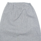 Womens A-Line Skirt Grey Midi Wool XXS