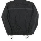 HELLY HANSEN Mens Black Outdoor Jacket XL Polyester Blend Zip Hooded Plain