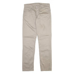 LEVI'S 511 Mens Trousers Beige Slim Straight W30 L32