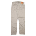 LEVI'S 511 Mens Trousers Beige Slim Straight W30 L32