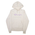 CHAMPION Mens Cream Hoodie S