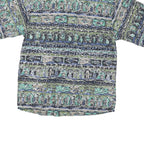 THE TERRITORY AHEAD Mens Green & Beige Pattern Cotton Blend Shirt XL Casual