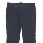 MAMMUT Womens Synthetic Black Regular Fit Straight Trousers W40 L27 Outdoor Zip