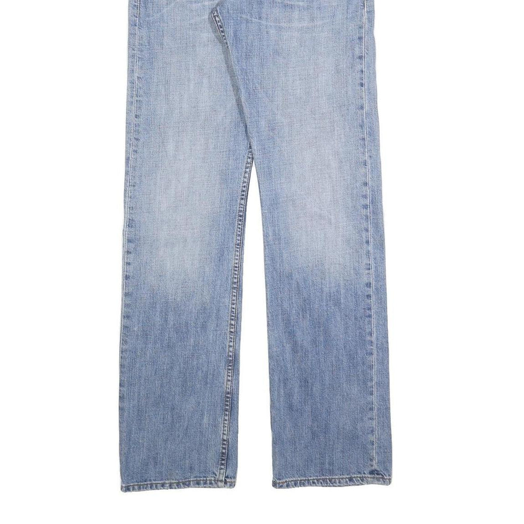 LEVI'S 506 Mens Jeans Blue Regular Straight Denim Rinse W30 L36 Classic Cotton