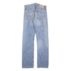 LEVI'S 506 Mens Jeans Blue Regular Straight Denim Rinse W30 L36 Classic Cotton
