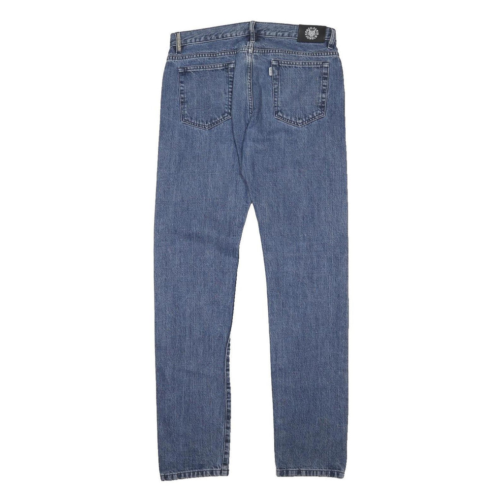 KENZO Mens Regular Fit Blue Denim Jeans Button W32 L32 Classic Style
