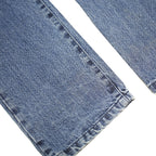 KENZO Mens Regular Fit Blue Denim Jeans Button W32 L32 Classic Style