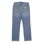 CARHARTT Mens Jeans Blue Relaxed Straight Denim Medium W31 L30 Workwear Zip