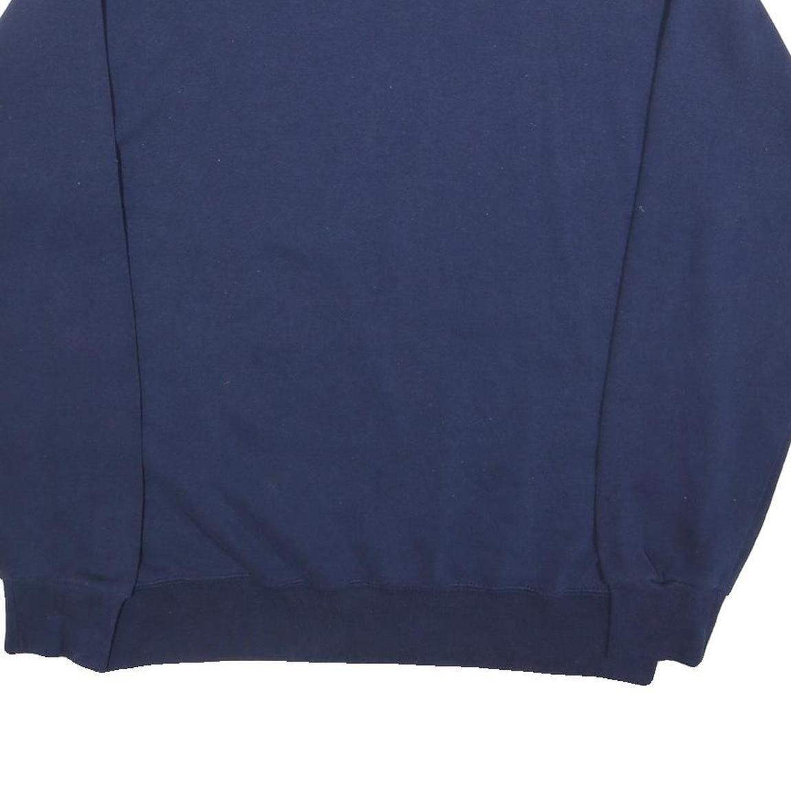 GALT SAND Mens Navy Irish Football Crew Neck L Sweatshirt Cotton Blend Comfort