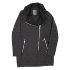 GUESS Womens Jacket Black Geometric UK 6