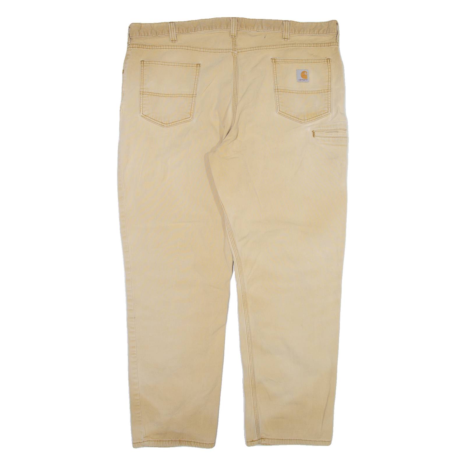 CARHARTT Mens Trousers Beige Relaxed Straight W44 L32
