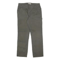 DICKIES Womens Cotton Blend Regular Fit Trousers W34 L32 Workwear Zip Pockets