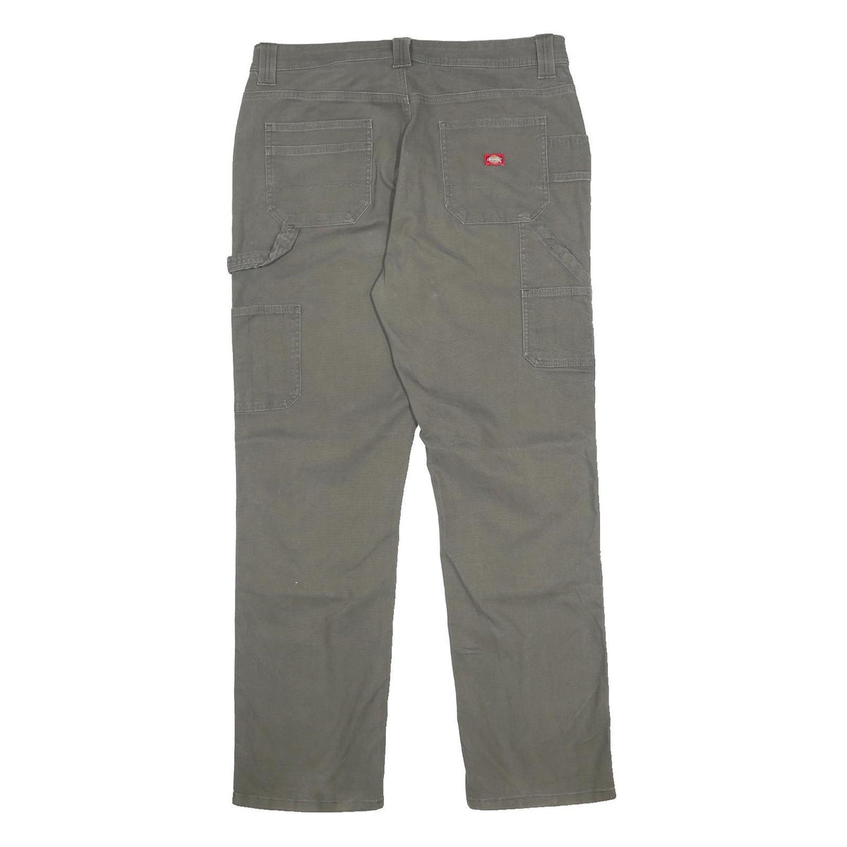 DICKIES Womens Cotton Blend Regular Fit Trousers W34 L32 Workwear Zip Pockets