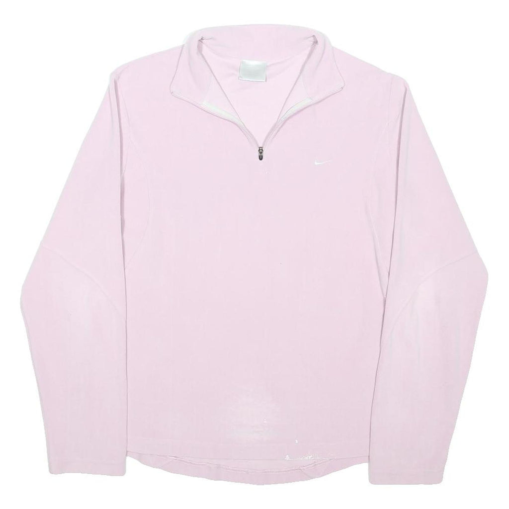 NIKE Womens Pink Jacket XL Polyester Blend Zip Athletic Casual Sportswear