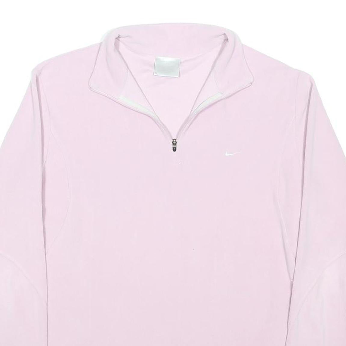 NIKE Womens Pink Jacket XL Polyester Blend Zip Athletic Casual Sportswear