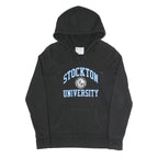 CHAMPION Womens Black Stockton University Pullover Hoodie M Cotton Blend