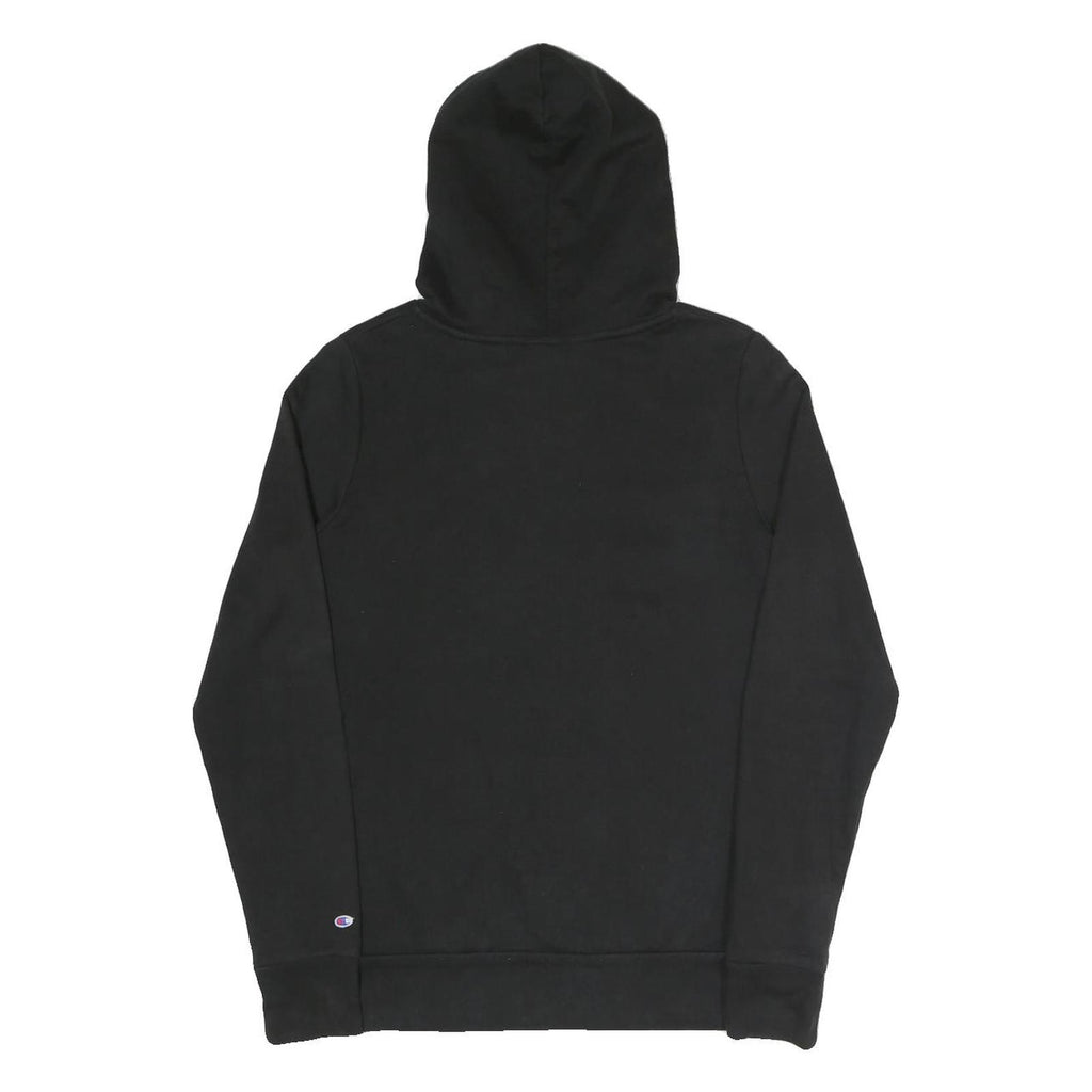 CHAMPION Womens Black Stockton University Pullover Hoodie M Cotton Blend