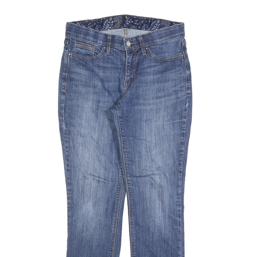 LEVI'S Womens Jeans Blue Regular Straight Denim Medium W28 L32 Classic Fit Zip