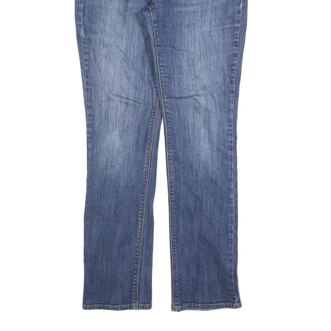 LEVI'S Womens Jeans Blue Regular Straight Denim Medium W28 L32 Classic Fit Zip