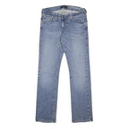 LEVI'S 504 Womens Jeans Blue Regular Straight Denim Medium W30 L31 Classic Fit