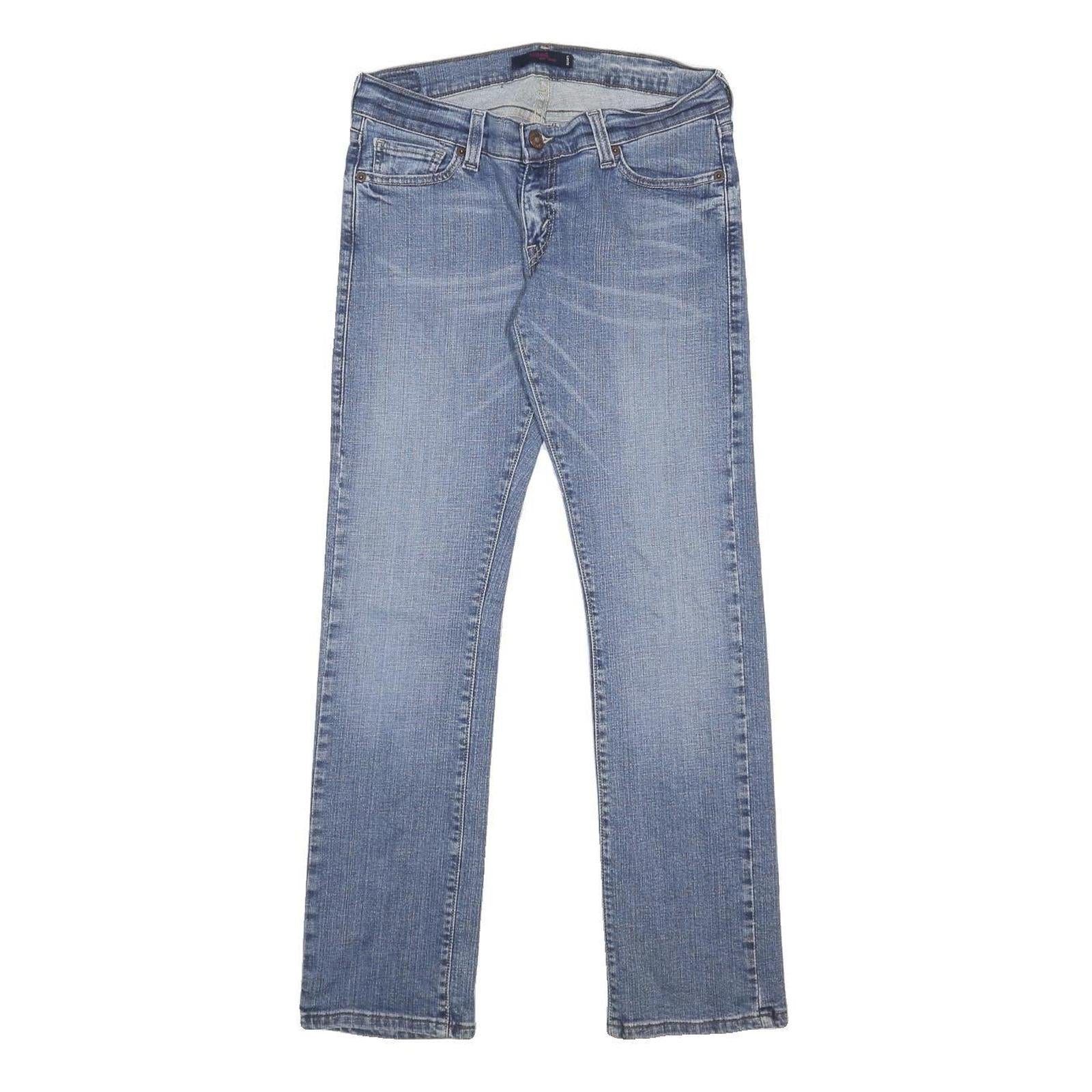 LEVI'S 504 Womens Jeans Blue Regular Straight Denim Medium W30 L31 Classic Fit