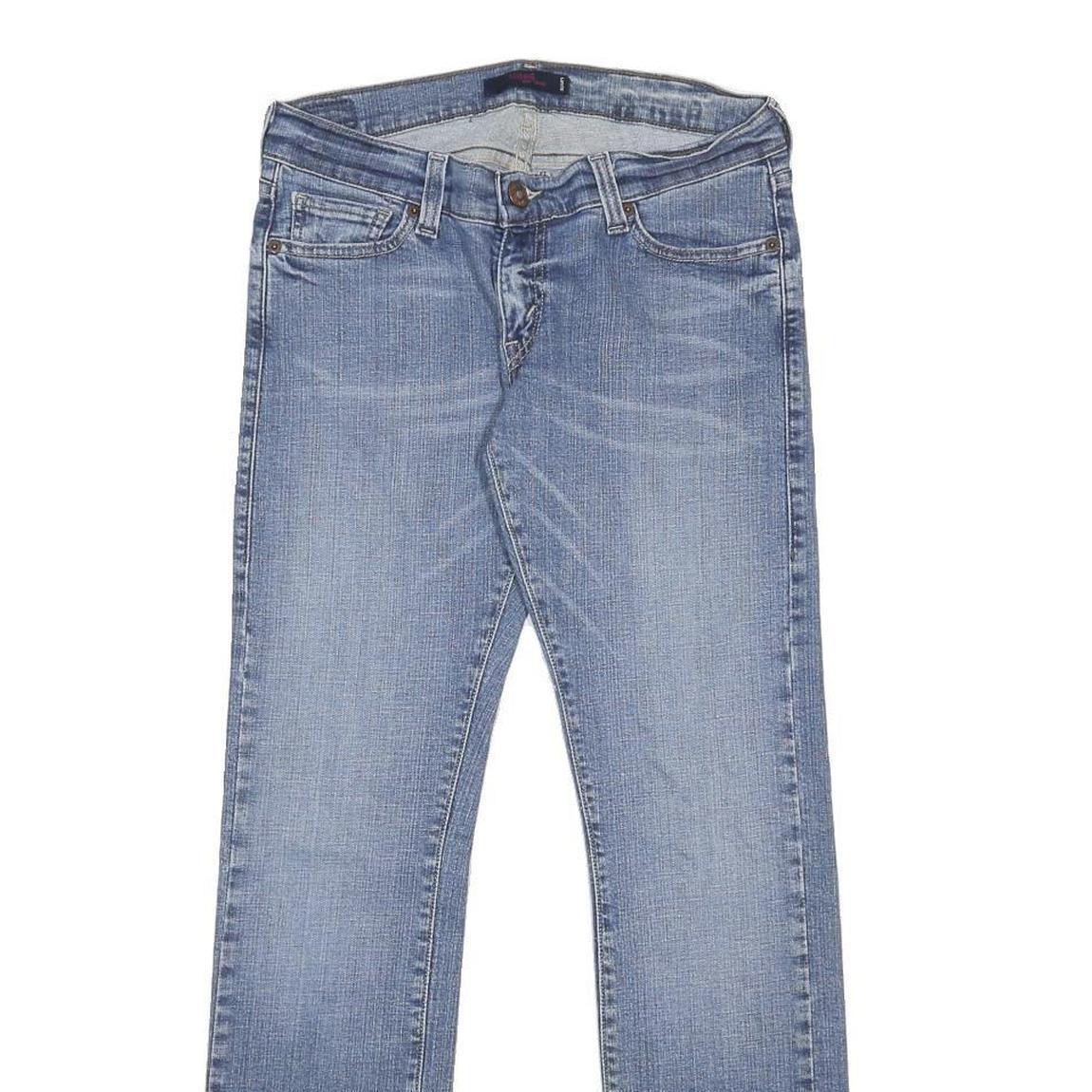 LEVI'S 504 Womens Jeans Blue Regular Straight Denim Medium W30 L31 Classic Fit
