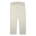 POLO RALPH LAUREN Mens Cotton Blend Beige Regular Fit Straight Leg Trousers W36