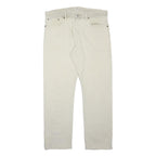 POLO RALPH LAUREN Mens Cotton Blend Beige Regular Fit Straight Leg Trousers W36