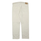 POLO RALPH LAUREN Mens Cotton Blend Beige Regular Fit Straight Leg Trousers W36