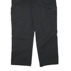 DICKIES Mens Cotton Blend Black Relaxed Straight Trousers W37 L30 Workwear