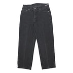 RALPH LAUREN POLO JEANS COMPANY Womens Black Loose Straight Denim W31 L30