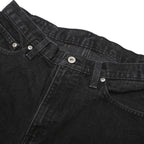 RALPH LAUREN POLO JEANS COMPANY Womens Black Loose Straight Denim W31 L30