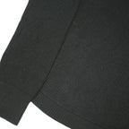 LAUREN RALPH LAUREN Womens Black Plain Pullover Crew Neck Basic Knit M Jumper