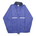 AQUA GUARD Mens Blue Jacket XS Polyamide Blend Plain Zip Lightweight