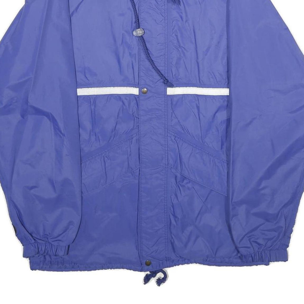 AQUA GUARD Mens Blue Jacket XS Polyamide Blend Plain Zip Lightweight