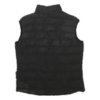 PHILIPP PLEIN Mens Black Cotton Regular Jacket L Plain Zip Sleeveless Fashion