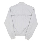 NIKE Mens Grey Sportswear Zip Jacket S Polyester Blend Plain Lightweight Casual