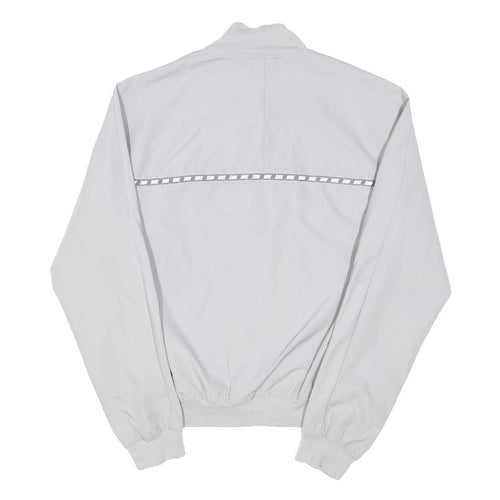 NIKE Mens Grey Sportswear Zip Jacket S Polyester Blend Plain Lightweight Casual