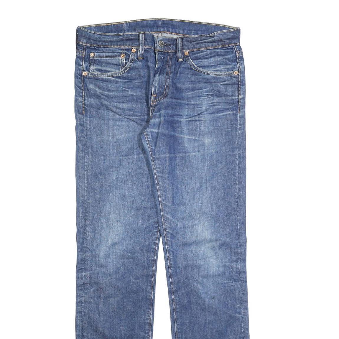 LEVI'S 511 Slim Mens Jeans Blue Slim Skinny Denim Medium W32 L31 Zip