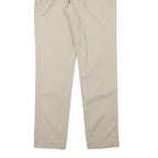 CALVIN KLEIN Mens Regular Fit Beige Cotton Blend Trousers W30 L30 Classic