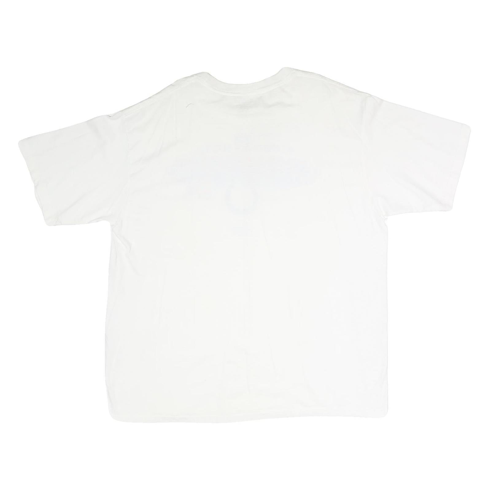 REEBOK Mens White Super Bowl Champions Graphic T-Shirt XL Short Sleeve Crew Neck