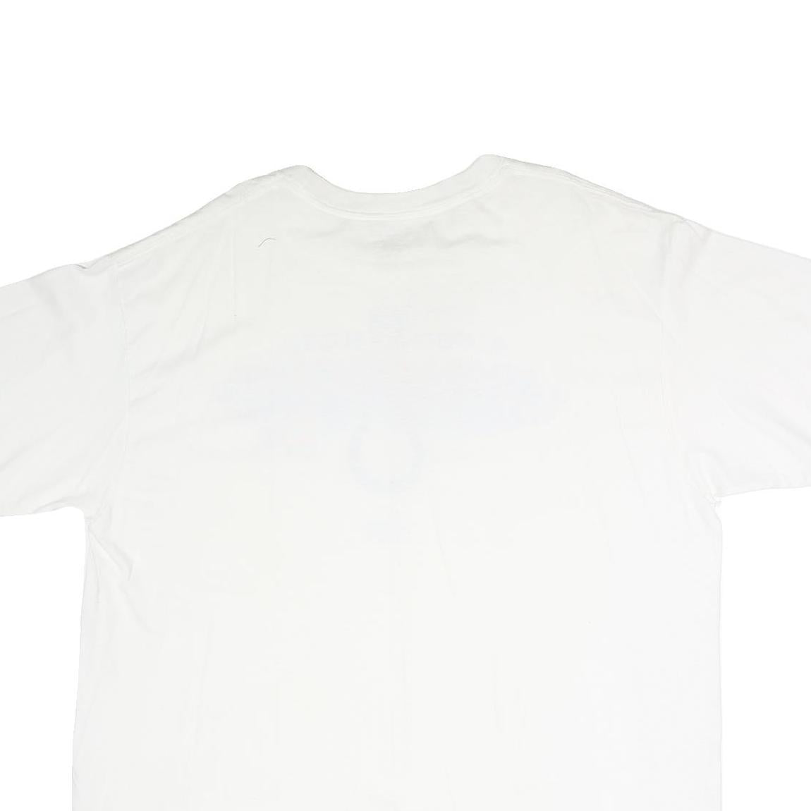 REEBOK Mens White Super Bowl Champions Graphic T-Shirt XL Short Sleeve Crew Neck