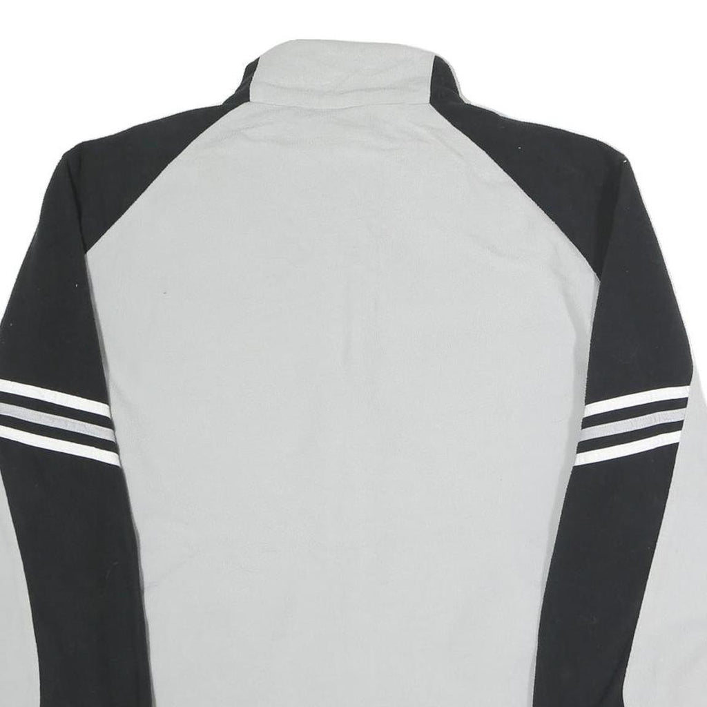 ADIDAS Mens Grey & Black Brickies Track Jacket M Polyester Zip Sportswear