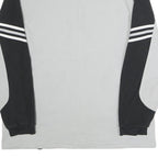 ADIDAS Mens Grey & Black Brickies Track Jacket M Polyester Zip Sportswear