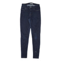 LEVI'S 720 Womens Jeans Blue Slim Skinny Denim Medium Wash W28 L30 Stretch Zip