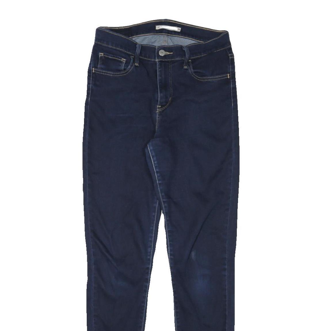 LEVI'S 720 Womens Jeans Blue Slim Skinny Denim Medium Wash W28 L30 Stretch Zip