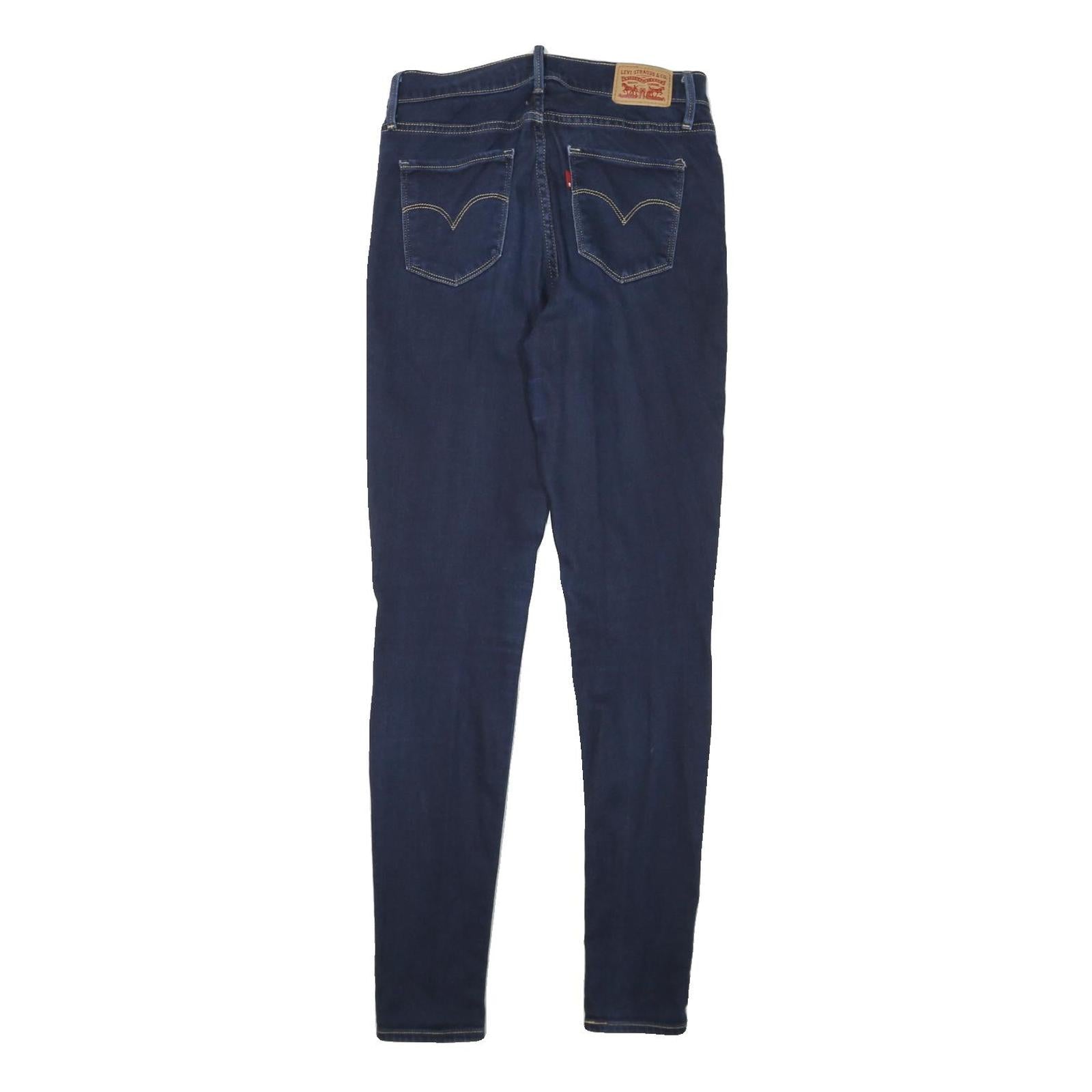 LEVI'S 720 Womens Jeans Blue Slim Skinny Denim Medium Wash W28 L30 Stretch Zip